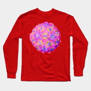 Round Mandala Long Sleeve T-Shirt